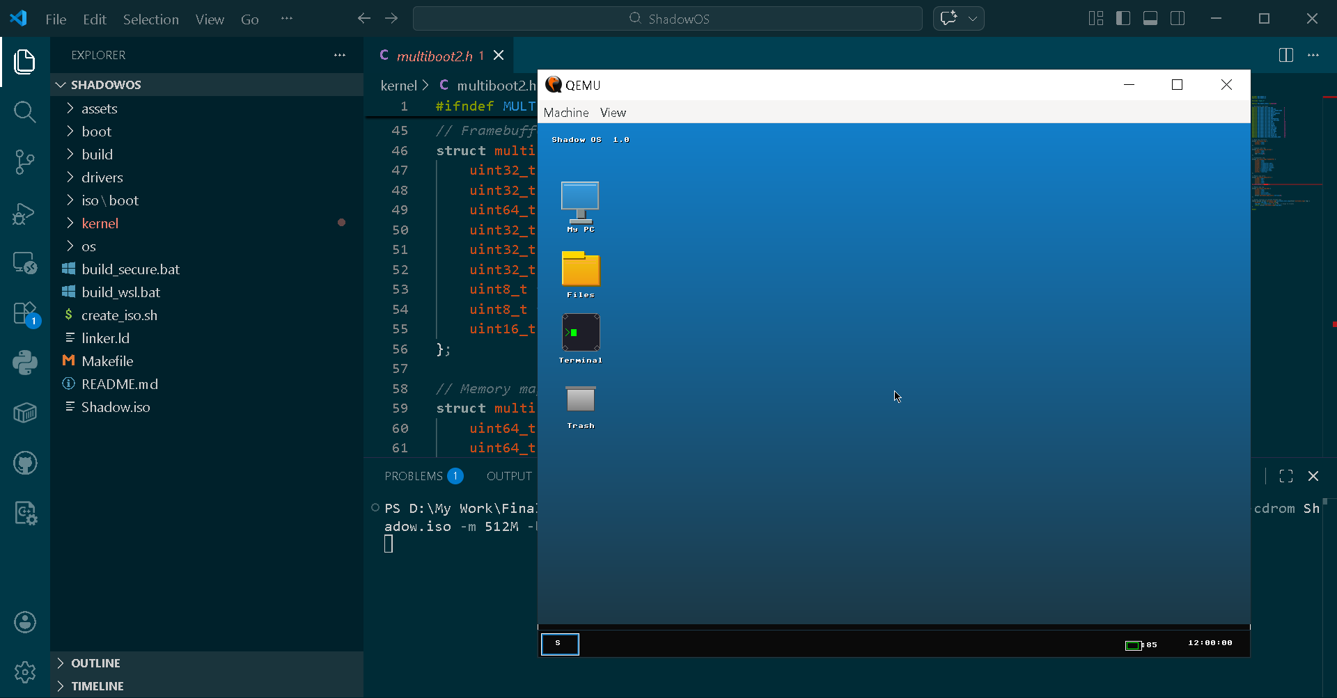 Shadow OS Home